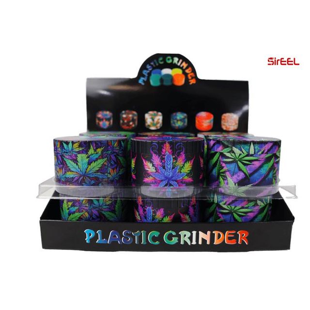 Weed Leaf Pattern 4pc Grinder SirEEL