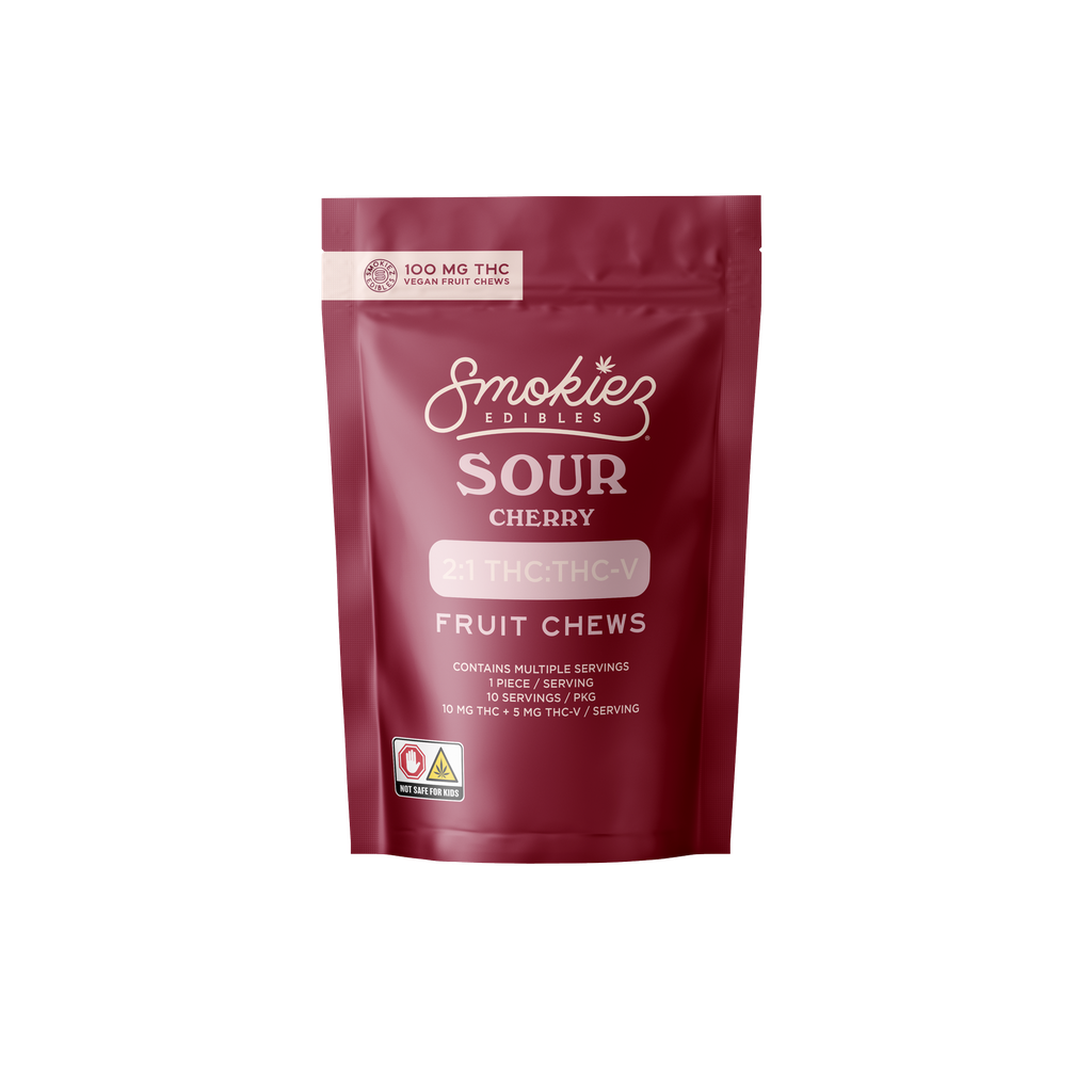 Smokiez Sour Cherry Ratioed Gummies 10mg ea | 10-Pack