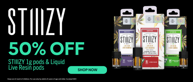 what is a pod vape kit Cannabis Deals | 50% OFF STIIIZY Vape Pods! | Curaleaf Curaleaf Lakeland