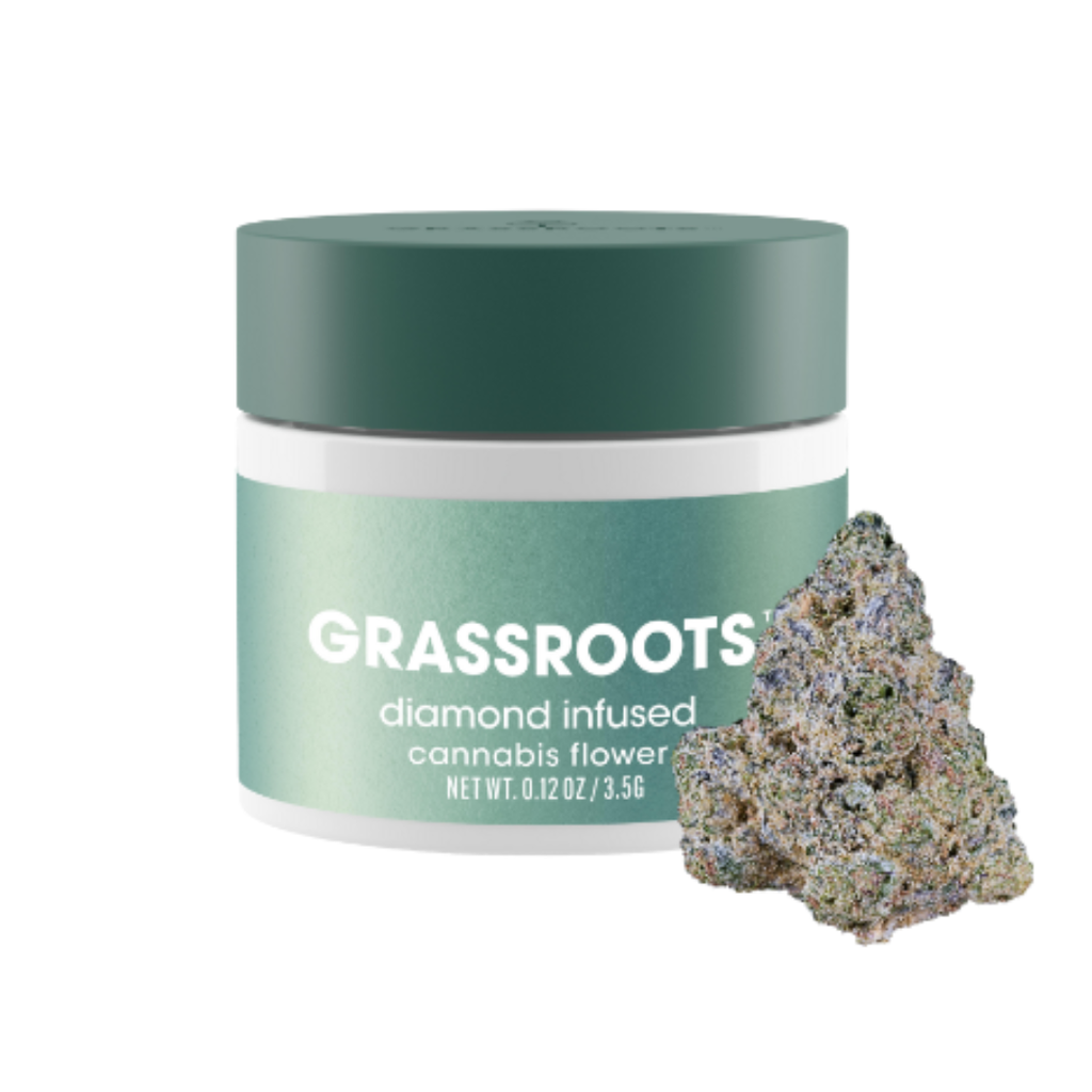 Grassroots Jayna's Sunshine Diamond Infused Whole Flower 3.5g