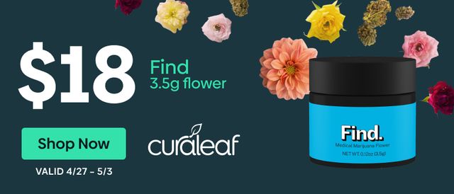 Cannabis Promo, Cannabis Sales, Cannabis Discounts, Cannabis on Sale, $18 Find 3.5g Flower!