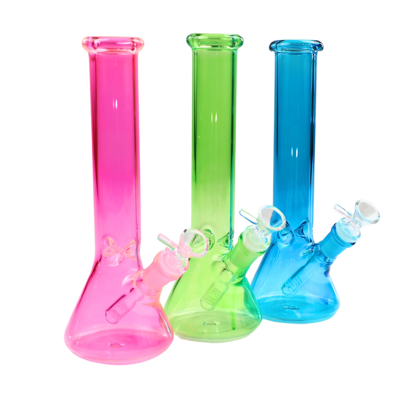 UV Beaker Bong with Flower Bowl SirEEL