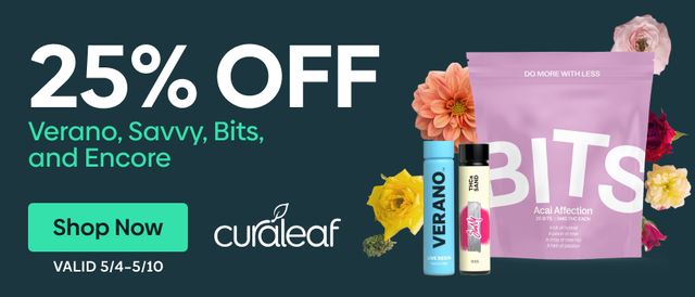 Cannabis Promo, Cannabis Sales, Cannabis Discounts, Cannabis on Sale, 25% Off Verano, Savy & Bits!