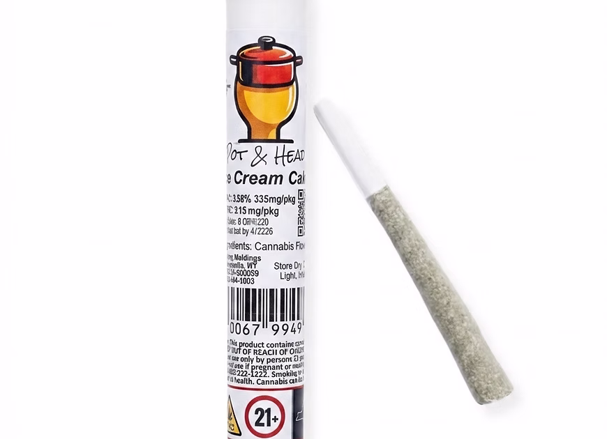 Pot & Head Ice Cream Cake Pre-Roll 1g