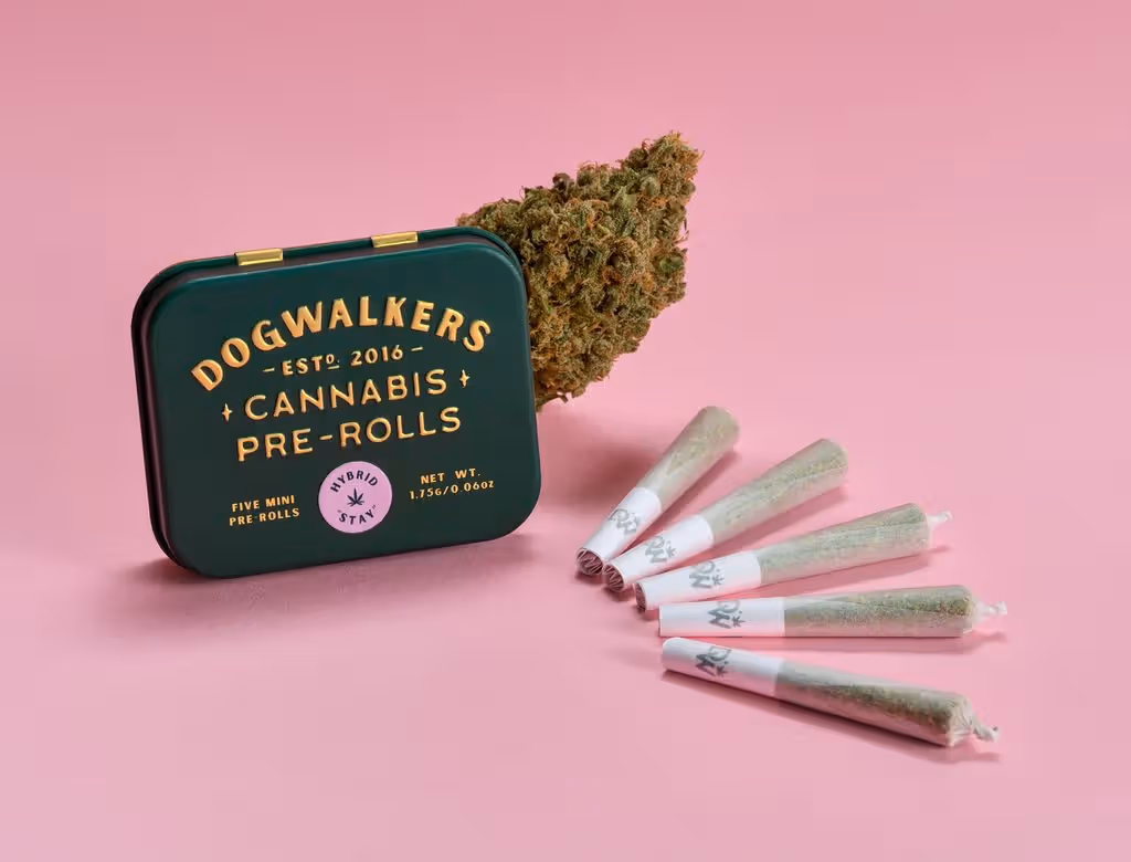 Dogwalkers Mini Dogs Giggle Gas Pre-Roll Pack 0.35g ea | 5-Pack