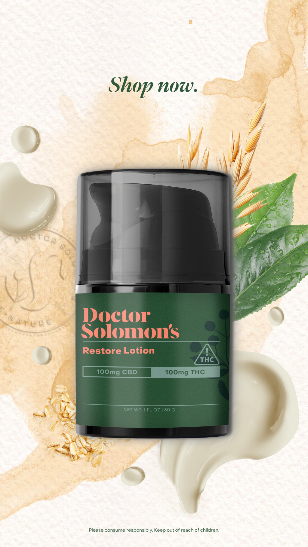 Dr. Solomon's Restore Restore Ratioed Lotion 200mg