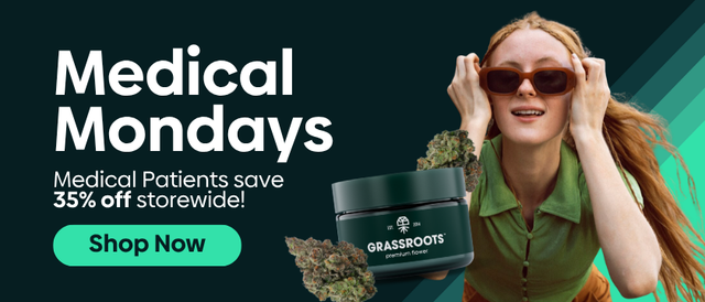 Cannabis Promo, Cannabis Sales, Cannabis Discounts, Cannabis on Sale, MED Mondays: Save 35% OFF Store wide!