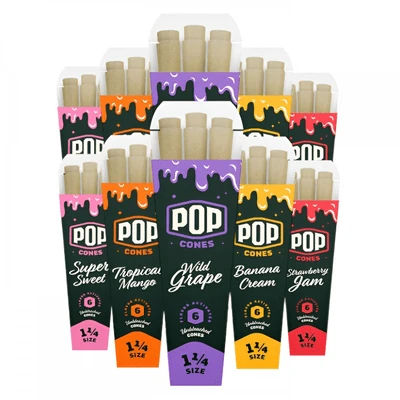 Unbleached Pop Cones