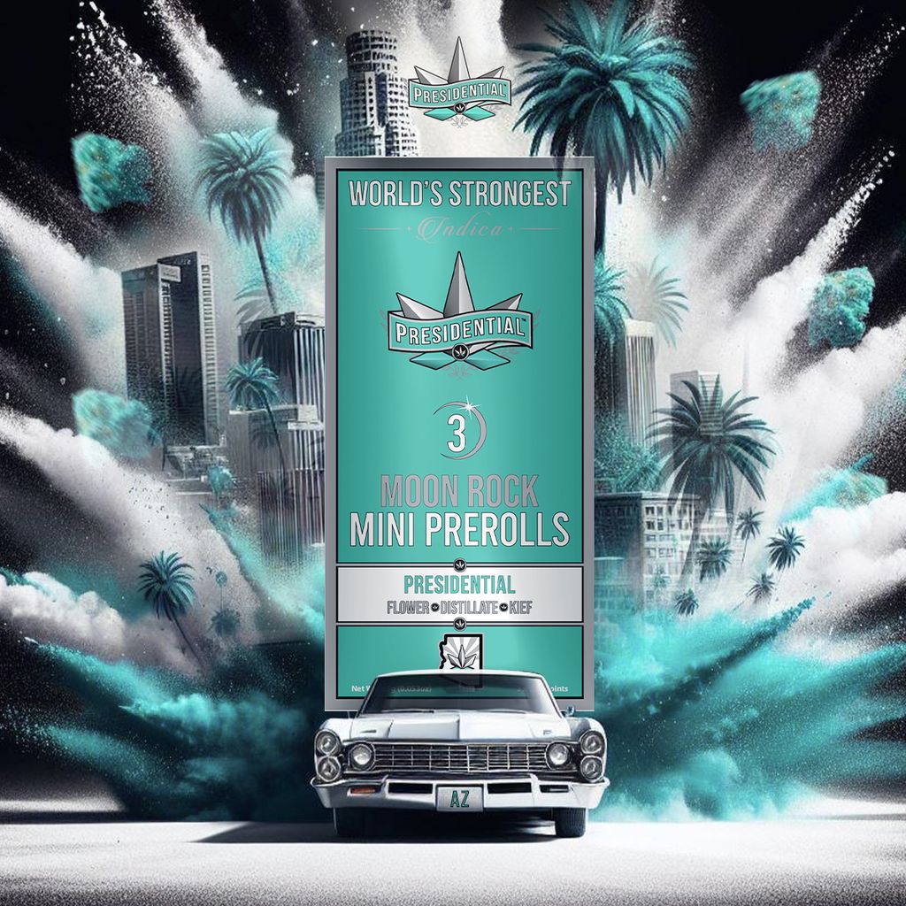 Presidential Moon Rock Mini Sky OG Mini Blunts 0.7g ea | 3-Pack