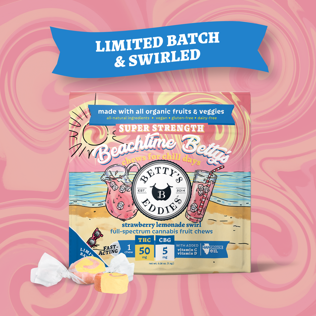 Betty's Eddies Strawberry Lemonade Fruit Chew 50mg