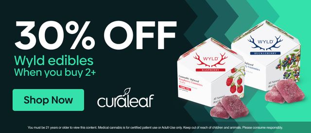Cannabis Promo, Cannabis Sales, Cannabis Discounts, Cannabis on Sale, 30% Off Any 2+ Wyld Edibles!