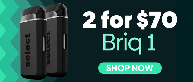 Cannabis Promo, Cannabis Sales, Cannabis Discounts, Cannabis on Sale, 2/$70 Briq 2g 1.0 Vape!