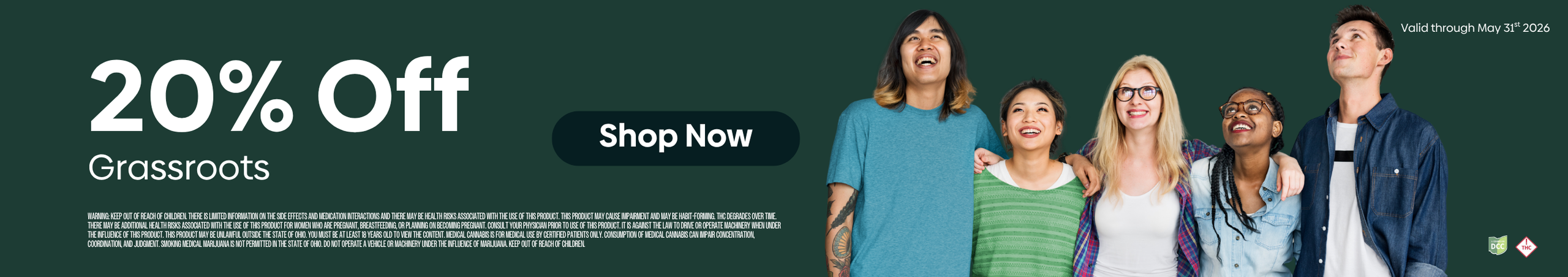 Cannabis Promo, Cannabis Sales, Cannabis Discounts, Cannabis on Sale, Grassroots 20% OFF