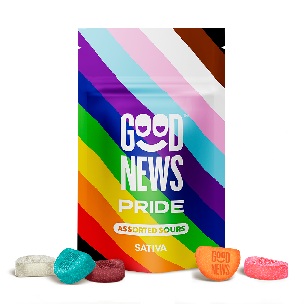 Good News Pride Tropical Punch Gummies 10mg ea | 10-Pack
