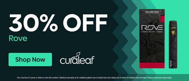 Cannabis Promo, Cannabis Sales, Cannabis Discounts, Cannabis on Sale, 30% Off All Rove!