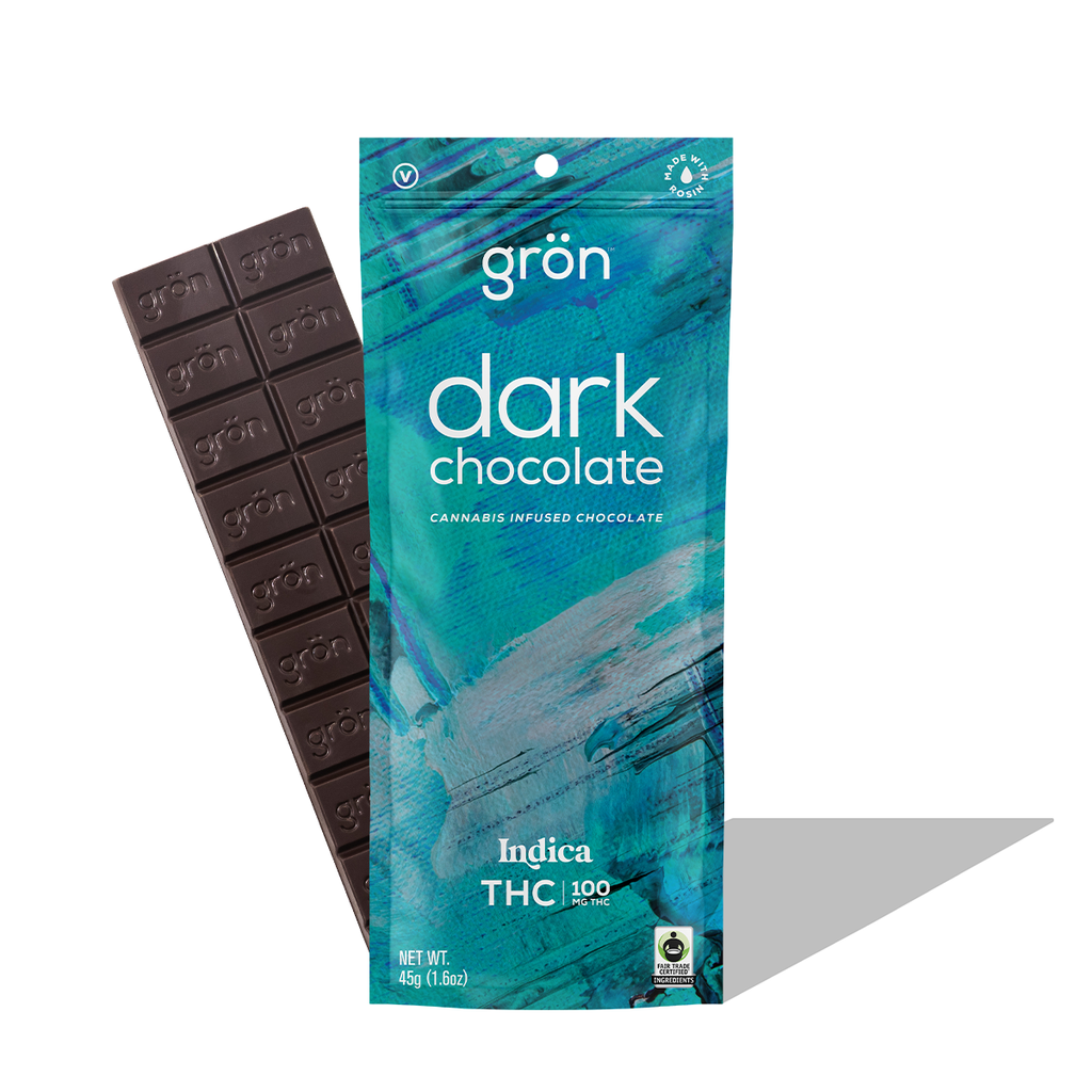 Gron Dark Chocolate Indica Bar 10mg ea | 10-Pack