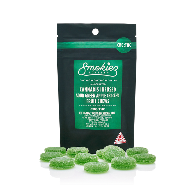 Sour Green Apple  Smokiez