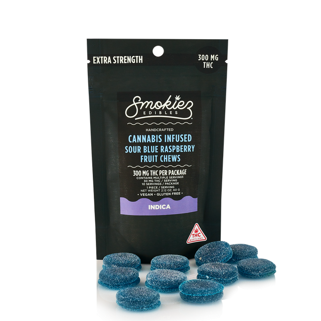Sour Blue Raspberry Smokiez