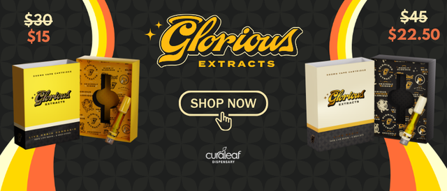 Cannabis Promo, Cannabis Sales, Descuentos en cannabis, Cannabis on Sale, ¡50% DE DESCUENTO en Cartuchos Vaporizadores Live Resin+Rosin de GLORIOUS EXTRACTS!