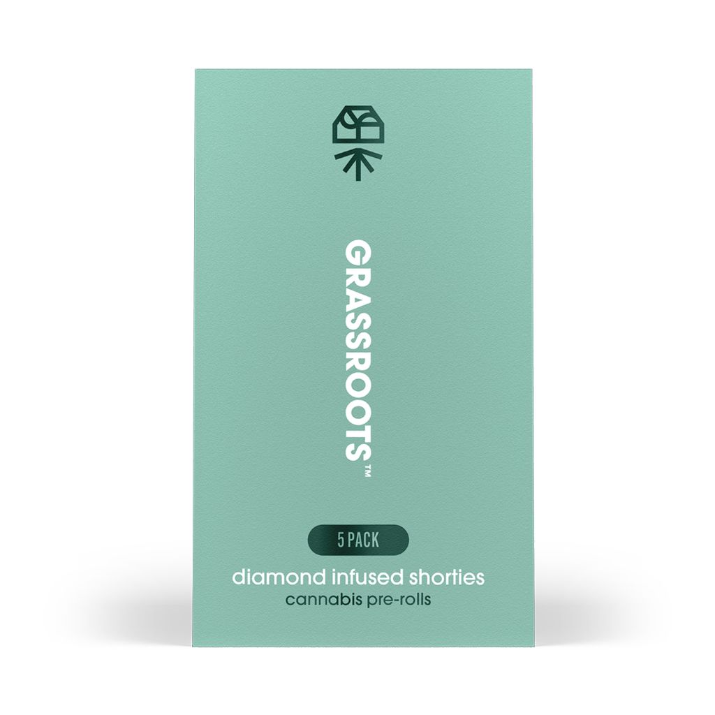 Grassroots Atomic Breath Diamond Infused Shorties 0.4g ea | 5-Pack