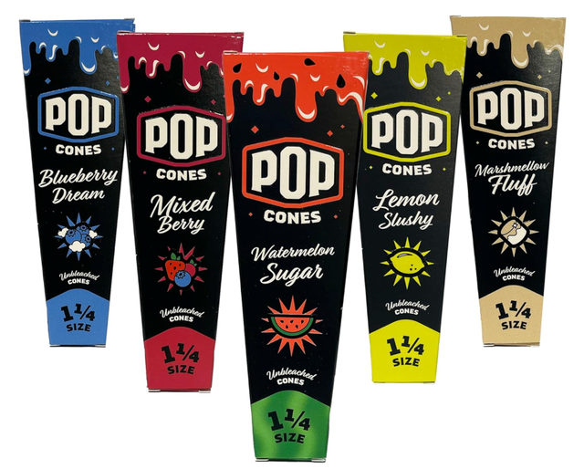 Unbleached Pop Cones