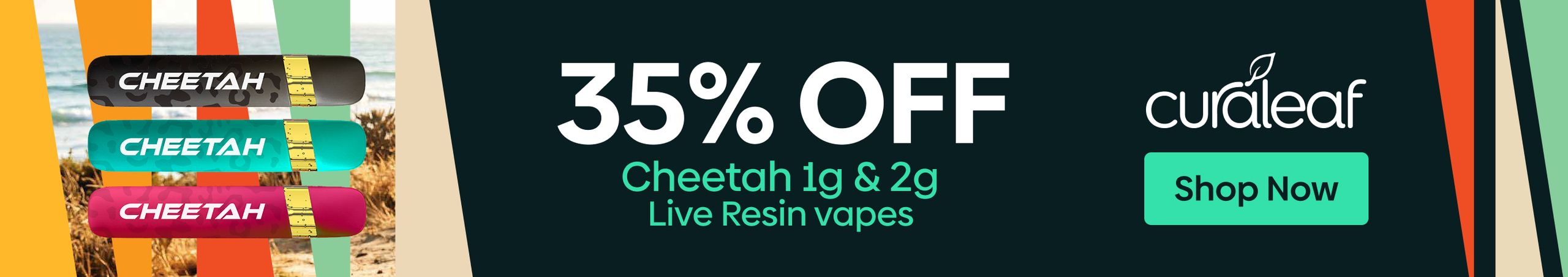 Cannabis Promo, Cannabis Sales, Cannabis Discounts, Cannabis on Sale, 35% Off Live Resin Cheetah 1g & 2g!