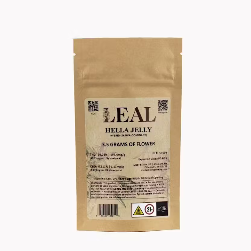Hella Jelly Leal Organics