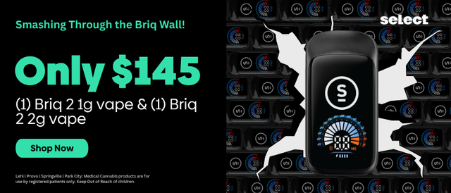 Cannabis Promo, Cannabis Sales, Cannabis Discounts, Cannabis on Sale, $145 BUNDLE: (1) BRIQ 2 1g & (1) BRIQ 2 2g All-In-One Vapes!