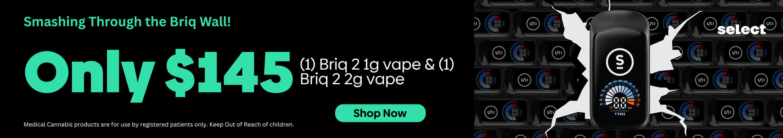 Cannabis Promo, Cannabis Sales, Descuentos en cannabis, Cannabis on Sale, PAQUETE DE $145: ¡(1) BRIQ 2 1g Y (1) BRIQ 2 2g Vaporizadores Todo en Uno!