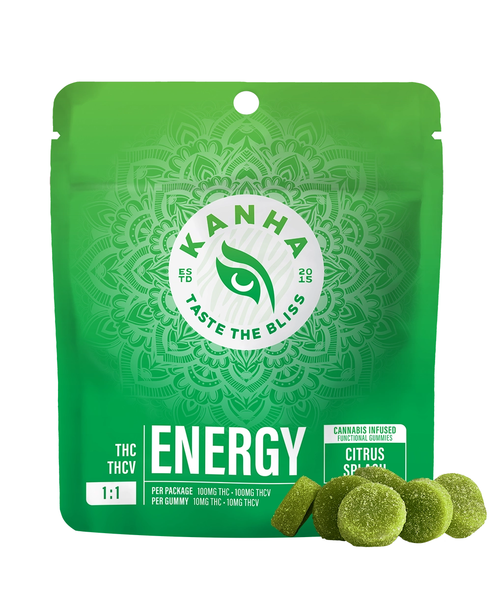 KANHA FX Energy Citrus Splash Gummies 10mg ea | 10-Pack
