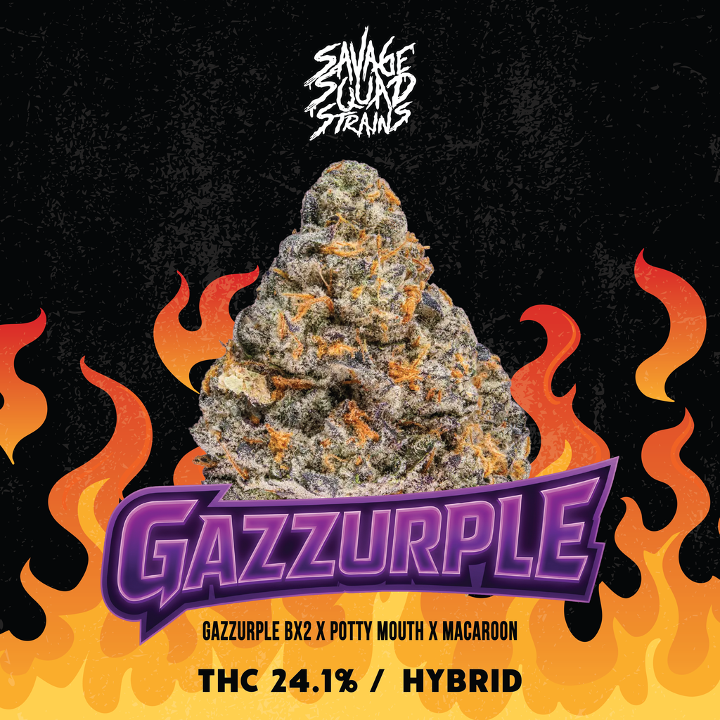 Savage Squad Gazzurple Whole Flower 3.5g