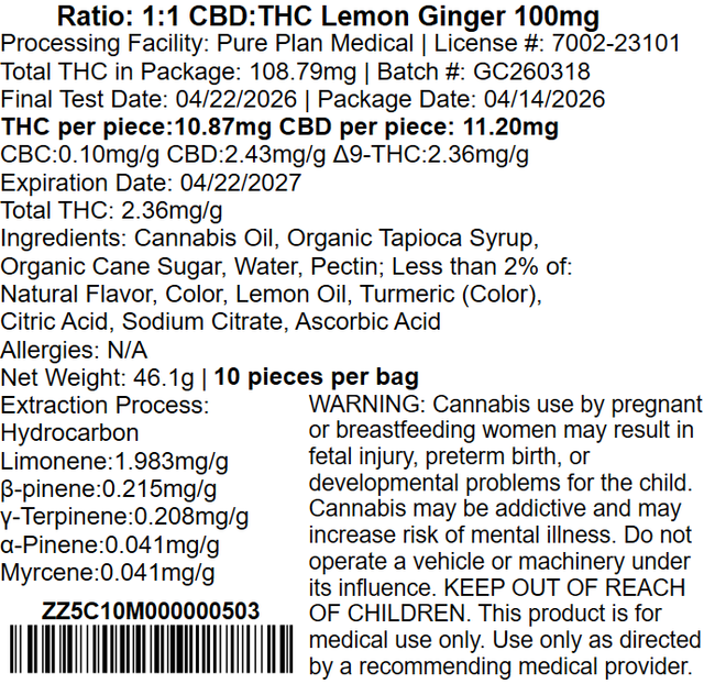 Lemon Ginger Pure Plan Lemon Ginger Pure Plan