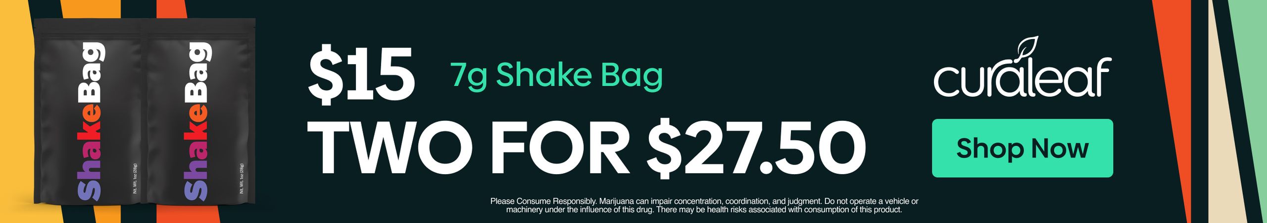 Cannabis Promo, Cannabis Sales, Cannabis Discounts, Cannabis on Sale, $15 Shake Bag 7g Flower!