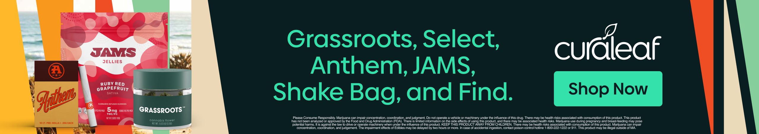 Cannabis Promo, Cannabis Sales, Descuentos en cannabis, Cannabis on Sale, ¡Anthem, Find, GR, Jams, Shake Bag y Select en Promoción!
