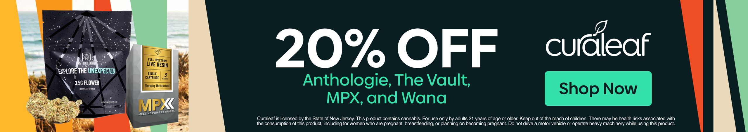 Cannabis Promo, Cannabis Sales, Cannabis Discounts, Cannabis on Sale, 20% Off Anthologie, MPX & The Vault!