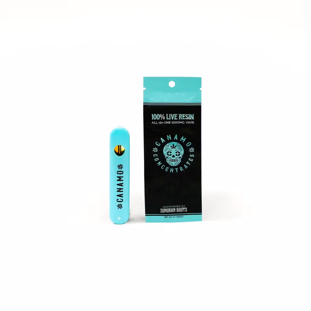 Cannabis Promo, Cannabis Sales, Cannabis Discounts, Cannabis on Sale, ONLY $24 CANAMO Live Resin All-In-One Vapes! 2