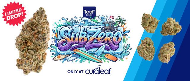 Cannabis Promo, Cannabis Sales, Cannabis Discounts, Cannabis on Sale, Launch: Reef Sub Zero