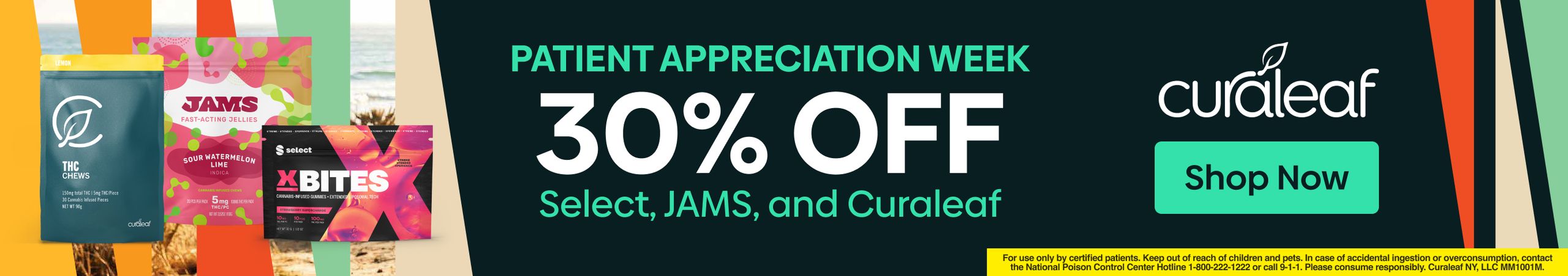 Cannabis Promo, Cannabis Sales, Cannabis Discounts, Cannabis on Sale, 30% Off Curaleaf, Jams & Select Products!