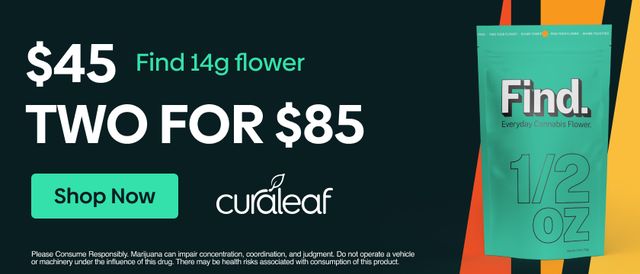 Cannabis Promo, Cannabis Sales, Cannabis Discounts, Cannabis on Sale, $45 Find 14g Flower!