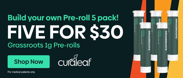 Cannabis Promo, Cannabis Sales, Descuentos en cannabis, Cannabis on Sale, Crea Tu Paquete de 5: Cualquier Pre-rollado Grassroots de 1g ¡5 por $30!