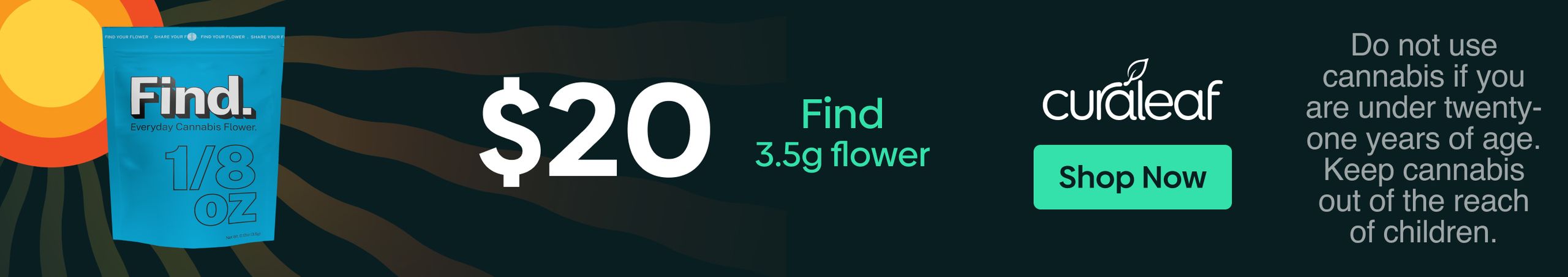 Cannabis Promo, Cannabis Sales, Cannabis Discounts, Cannabis on Sale, $20 Find Eighths!