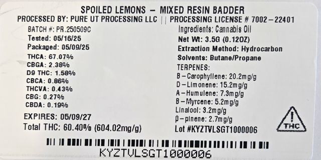 Spoiled Lemons Valley Lows Spoiled Lemons Valley Lows