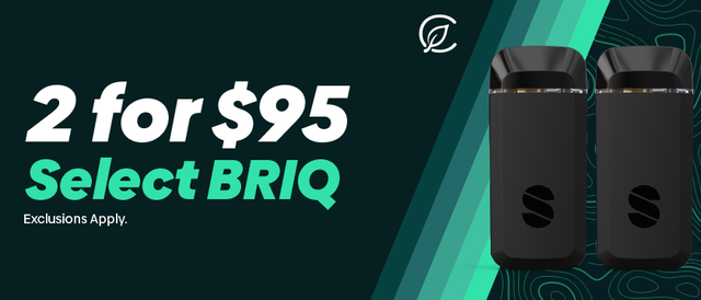 Cannabis Promo, Cannabis Sales, Cannabis Discounts, Cannabis on Sale, 2 for $95 BRIQS