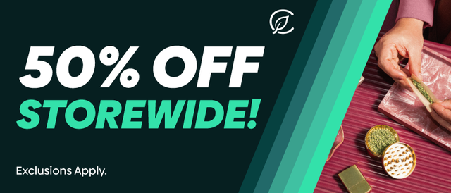 Cannabis Promo, Cannabis Sales, Cannabis Discounts, Cannabis on Sale, 50% off Everything Else!