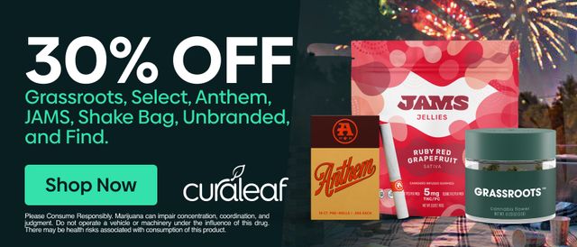 Cannabis Promo, Cannabis Sales, Descuentos en cannabis, Cannabis on Sale, ¡30% de descuento en productos Anthem, Find, GR, Jams, Select & Shake Bag!