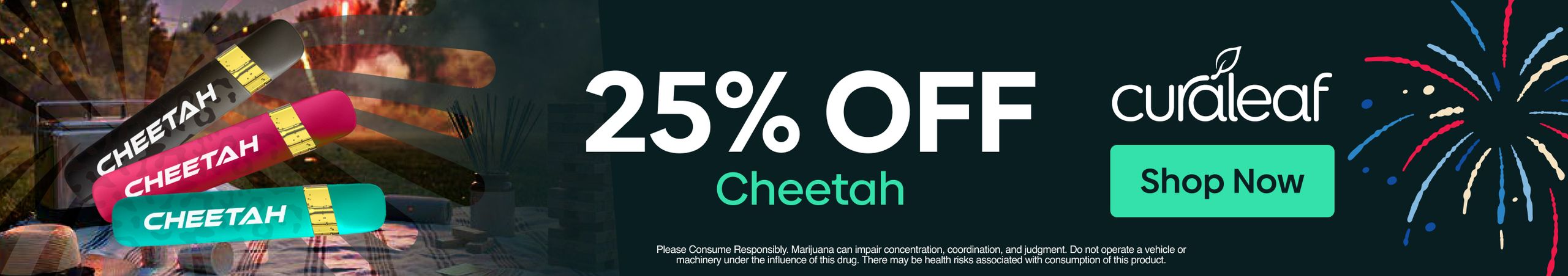 Cannabis Promo, Cannabis Sales, Cannabis Discounts, Cannabis on Sale, 25% Off Cheetah Products!