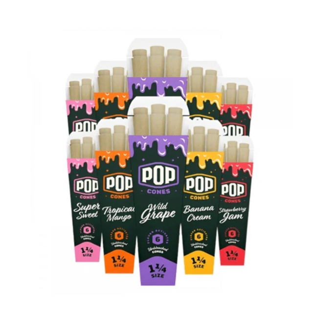 Unbleached Pop Cones