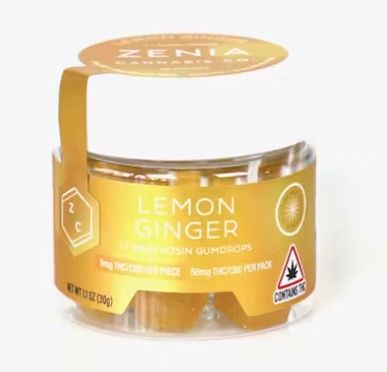Lemon Ginger Zenia Cannabis Co.