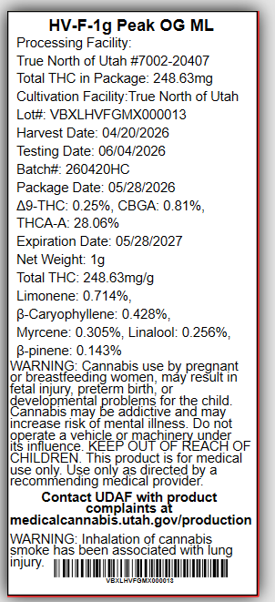 Peak OG Hi Variety Peak OG Hi Variety