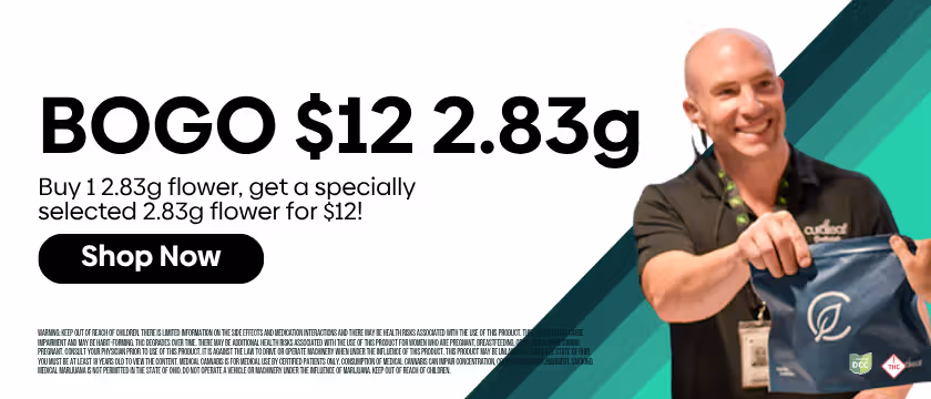 Cannabis Promo, Cannabis Sales, Cannabis Discounts, Cannabis on Sale, THURSDAY BOGO $12 Specially Selected 2.83G